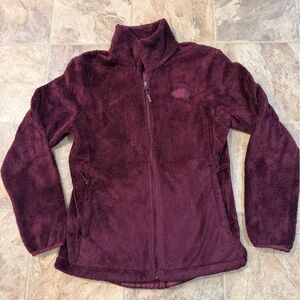 The North Face Maroon Fleece Jacket